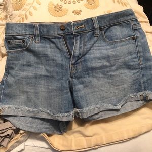 J crew jean shorts